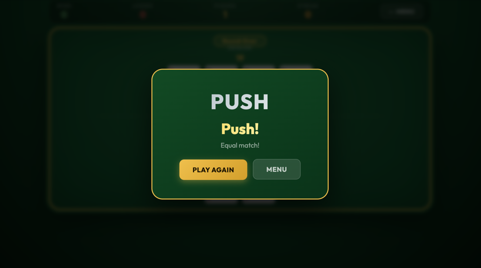 Blackjack gameplay screenshot 6