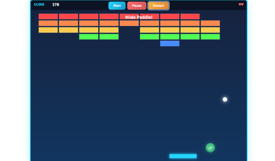 Breakout gameplay screenshot 3