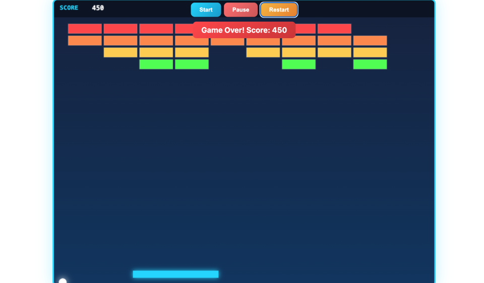 Breakout gameplay screenshot 4