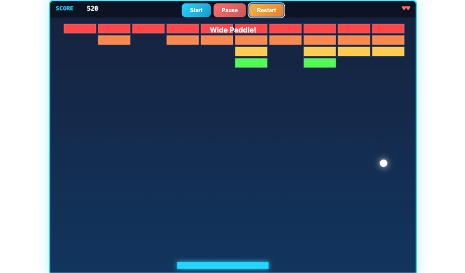 Breakout gameplay screenshot 5