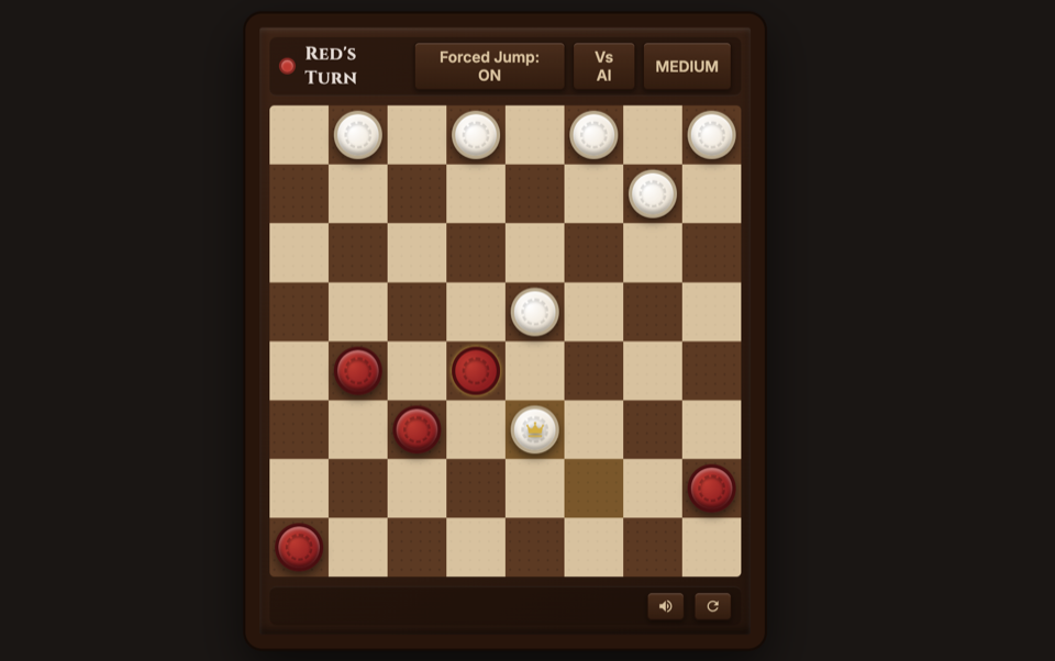 Checkers gameplay screenshot 5