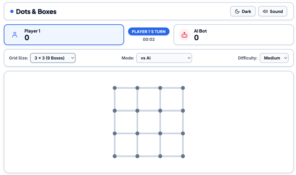 Dots and Boxes gameplay screenshot 4
