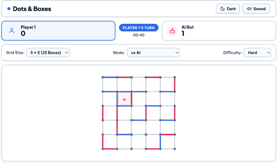Dots and Boxes gameplay screenshot 5