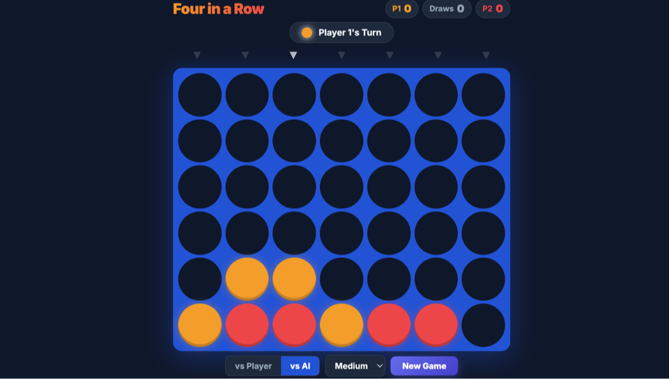 Four in a Row gameplay screenshot 4