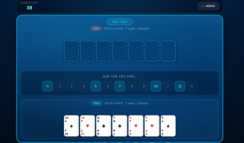 Go Fish gameplay screenshot 1