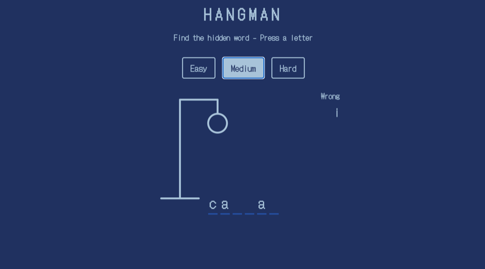 Hangman gameplay screenshot 3