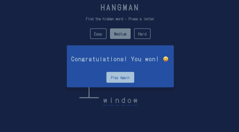 Hangman gameplay screenshot 4