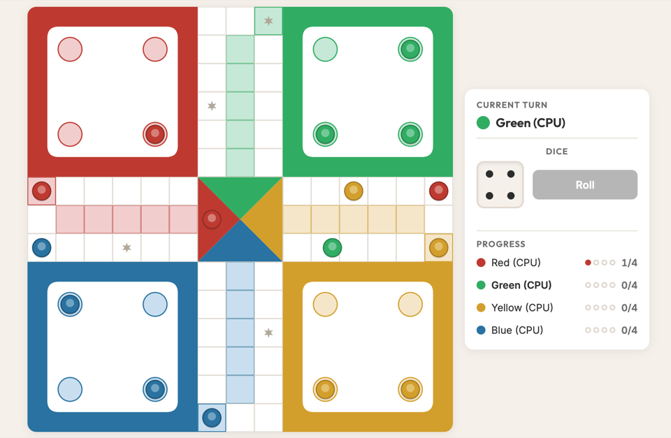 Ludo gameplay screenshot 3