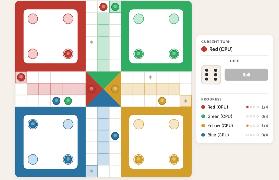 Ludo gameplay screenshot 4
