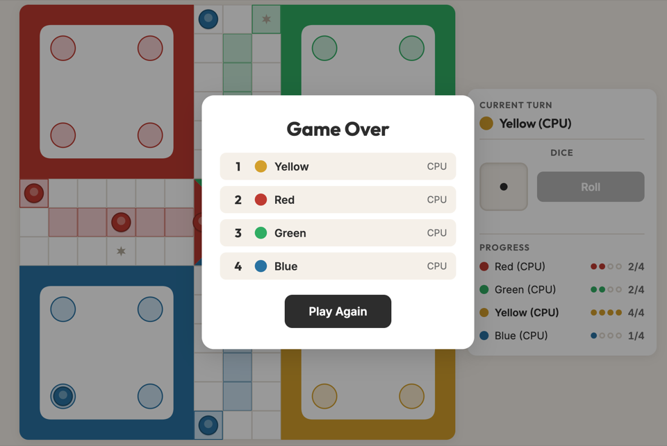 Ludo gameplay screenshot 6