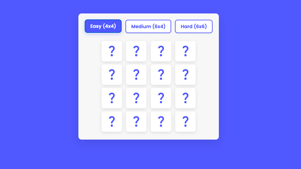 Memory Cards gameplay screenshot 1