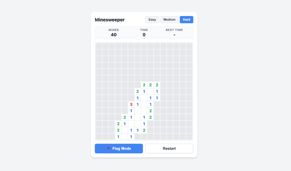 Minesweeper gameplay screenshot 5