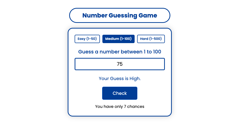 Number Guessing gameplay screenshot 6