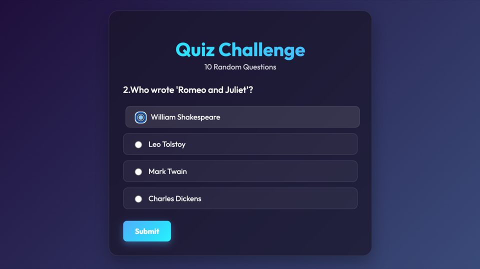Quiz Challenge gameplay screenshot 2
