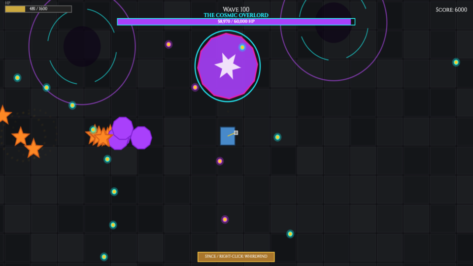 Shape Arena Wave 100 Cosmic Overlord Boss