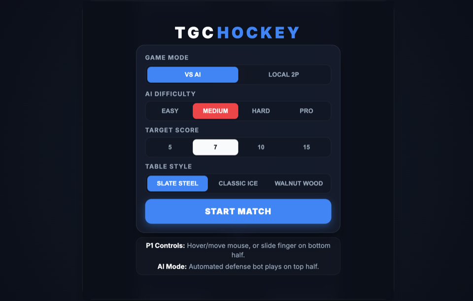 TGC Hockey gameplay screenshot 2