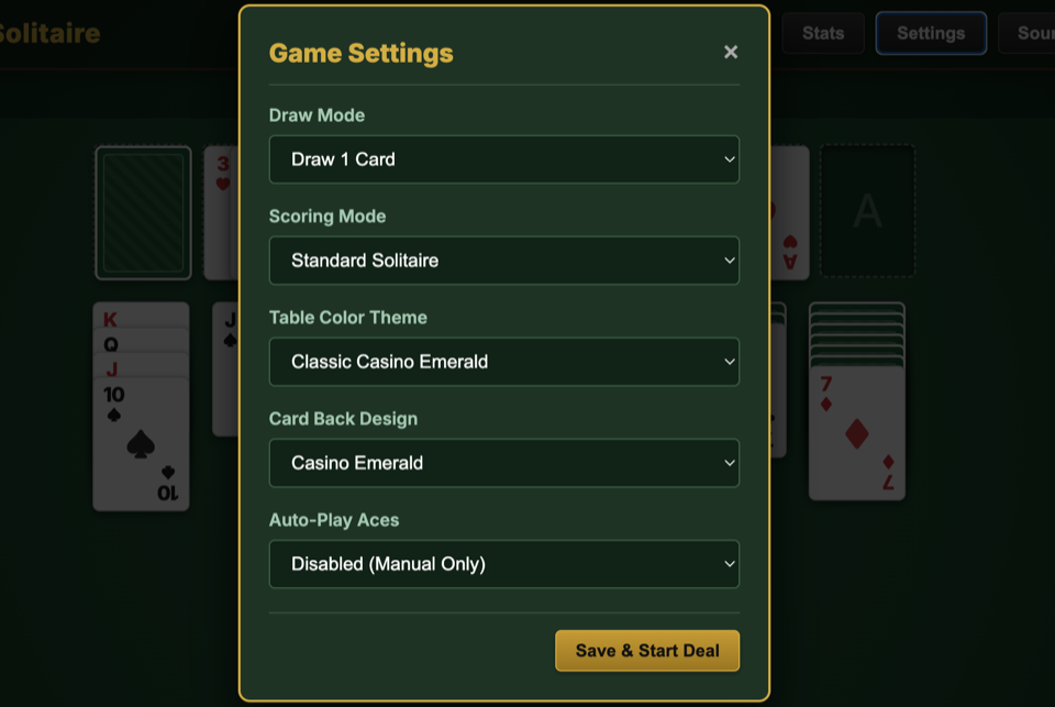 TGC Solitaire gameplay screenshot 3
