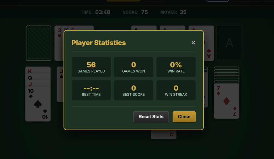 TGC Solitaire gameplay screenshot 4