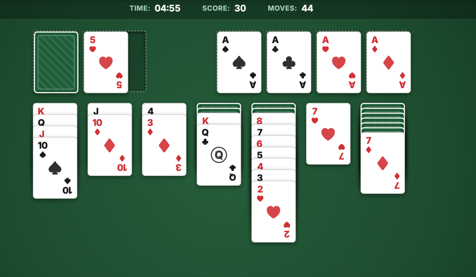 TGC Solitaire gameplay screenshot 5