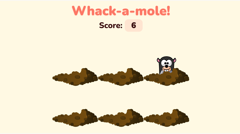Whack-A-Mole gameplay screenshot 3