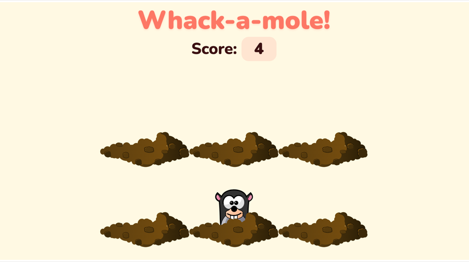 Whack-A-Mole gameplay screenshot 5